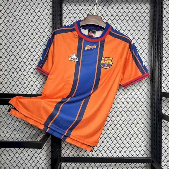 Barcelona 1997 Away Retro Soccer Jersey- Fan Version