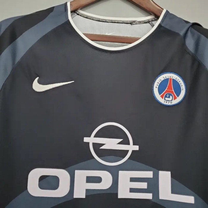 PSG 2001-02 Paris Saint Germain Home Retro Soccer Jersey - Fan Version