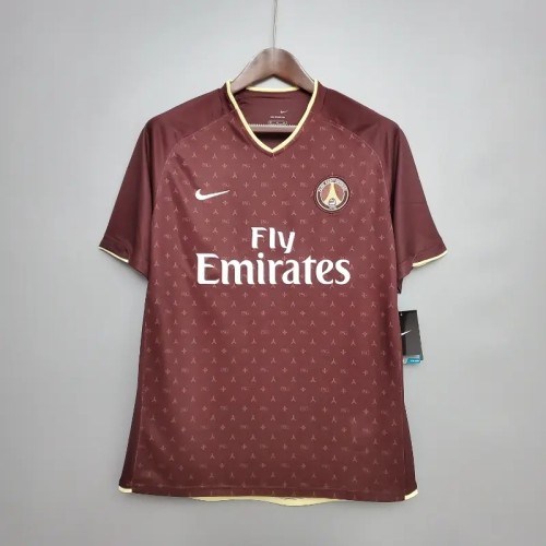 PSG 2006-07 Paris Saint Germain Away Retro Soccer Jersey - Fan Version