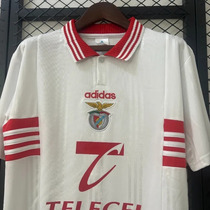 Benfica 1997-99 Away Retro Soccer Jersey - Fan Version