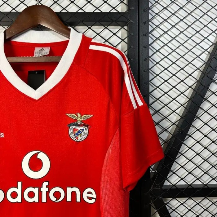 Benfica 2002-03 Home Retro Soccer Jersey - Fan Version