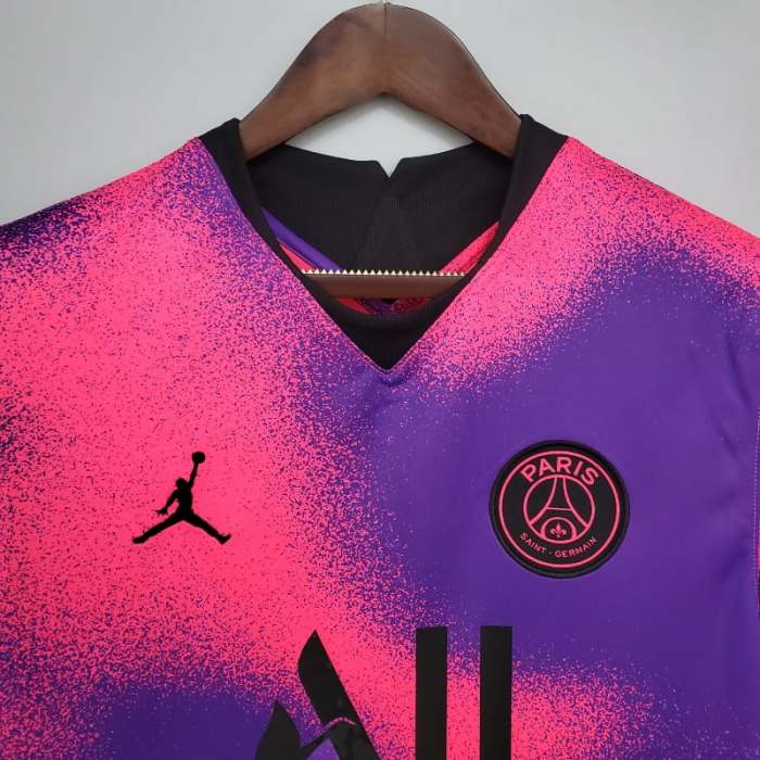 PSG 2020-21 Paris Saint Germain  Fourth Away Retro Soccer Jersey - Fan Version
