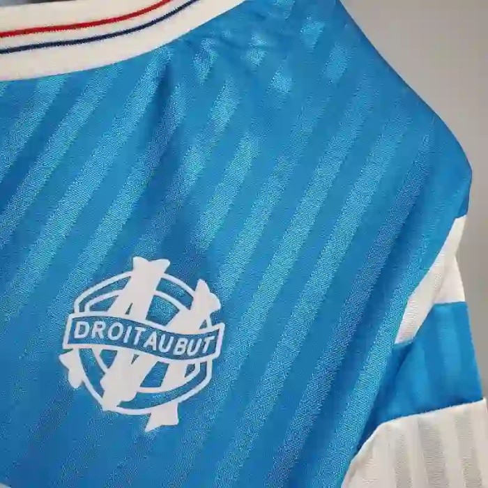 Marseille 1990 Away  Retro Soccer Jersey - Fan Version