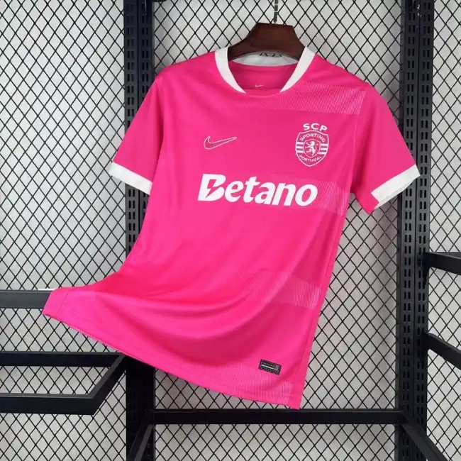 Sporting Lisbon 26/27 Pink October Soccer Jersey - Fan Version