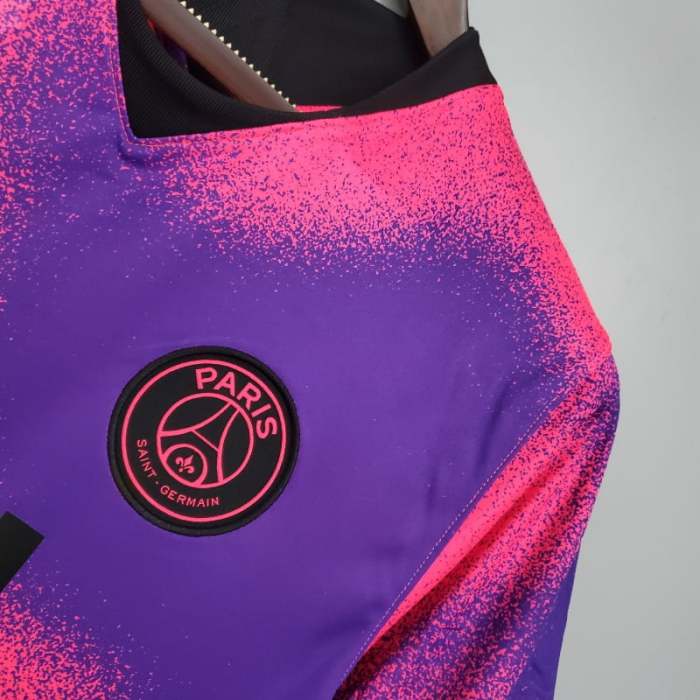 PSG 2020-21 Paris Saint Germain  Fourth Away Retro Soccer Jersey - Fan Version
