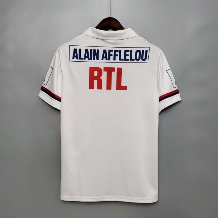 PSG 1990-92 Paris Saint Germain Away Retro Soccer Jersey - Fan Version