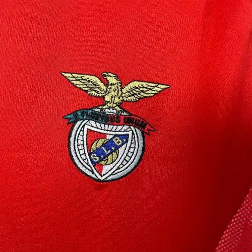 Benfica 2002-03 Home Retro Soccer Jersey - Fan Version