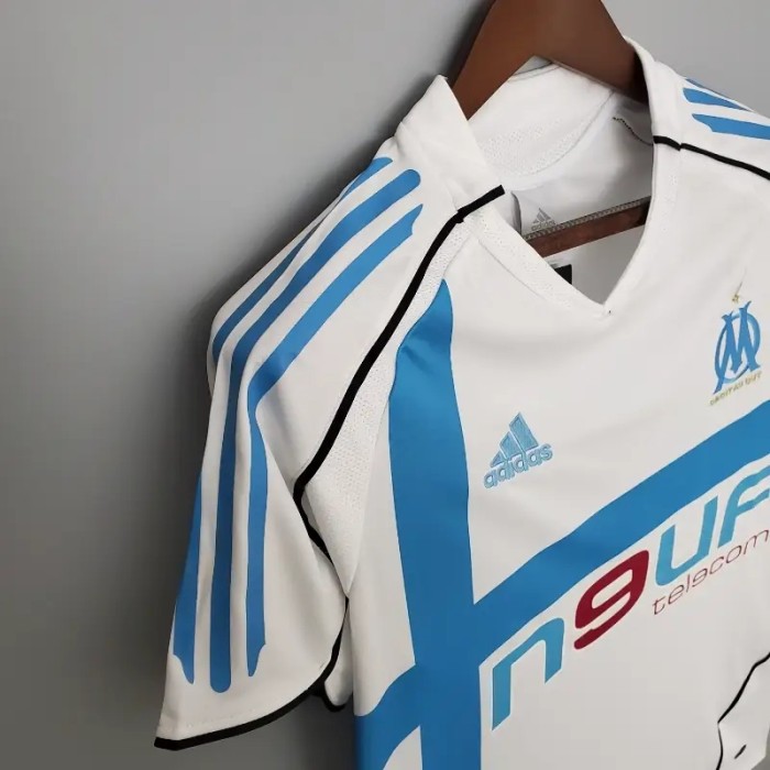 Marseille 2005-06 Home Retro Soccer Jersey - Fan Version