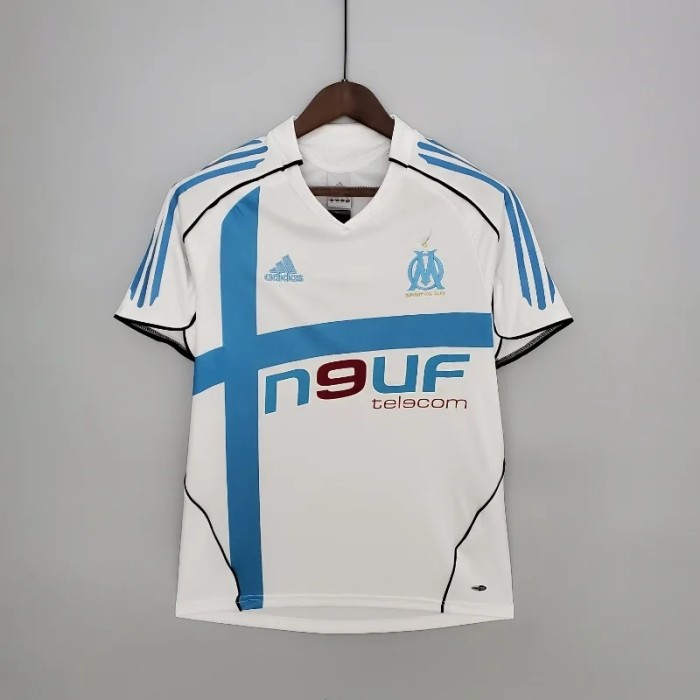 Marseille 2005-06 Home Retro Soccer Jersey - Fan Version