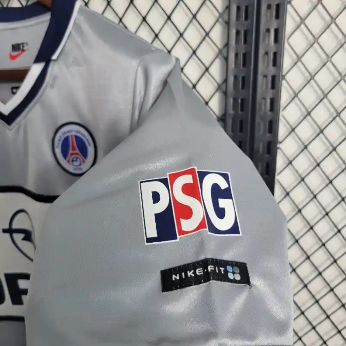 PSG 2000 Paris Saint Germain Away Retro Soccer Jersey - Fan Version