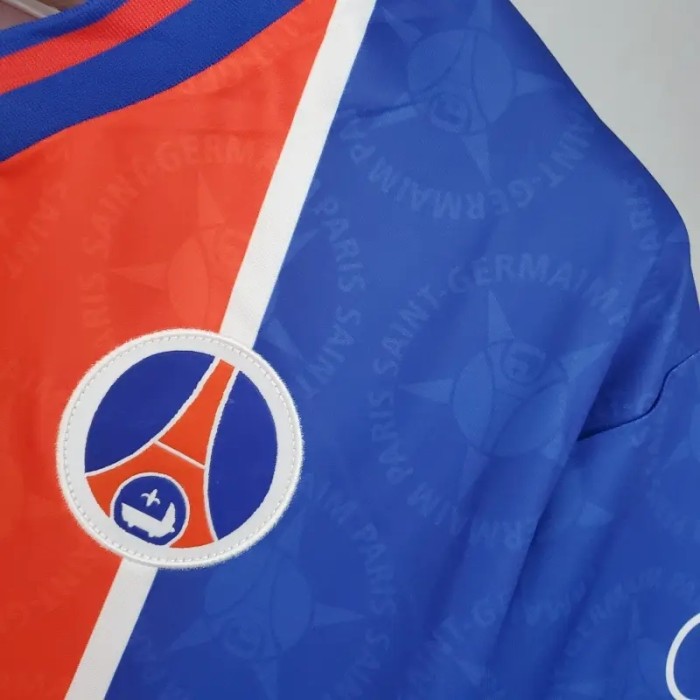 PSG 1995-96 Paris Saint Germain Home Retro Soccer Jersey - Fan Version