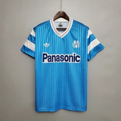 Marseille 1990 Away  Retro Soccer Jersey - Fan Version
