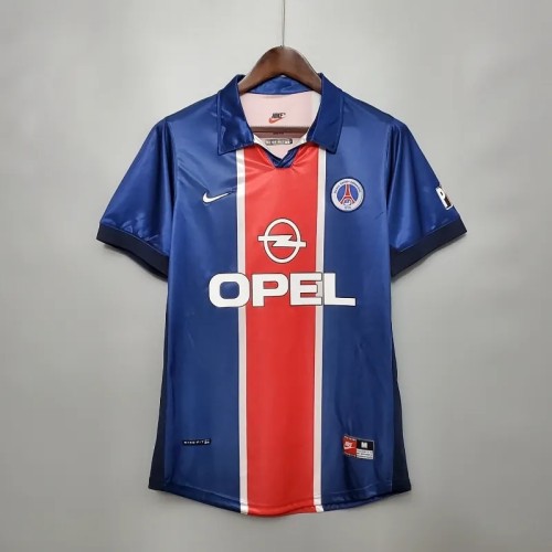 PSG 1998-99 Paris Saint Germain Home Retro Soccer Jersey - Fan Version