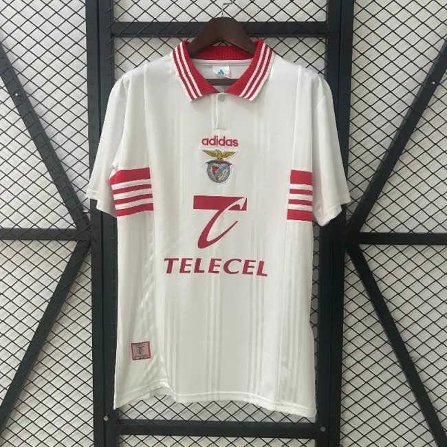 Benfica 1997-99 Away Retro Soccer Jersey - Fan Version