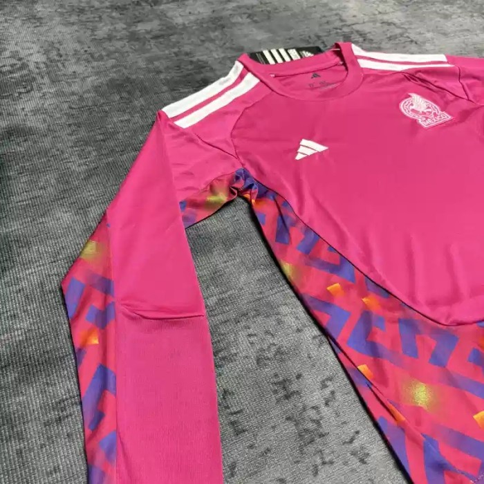 Long Sleeves Mexico 2026 World Cup Goalkeeper  – Kids Kit
