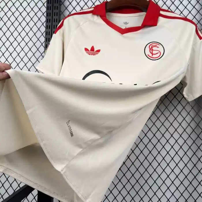 Sevilla Fc 26/27 Vintage White Soccer Jersey - Fan Version
