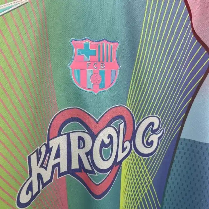 Barcelona 25/26 Karol G  Color Soccer Jersey - Fan Version