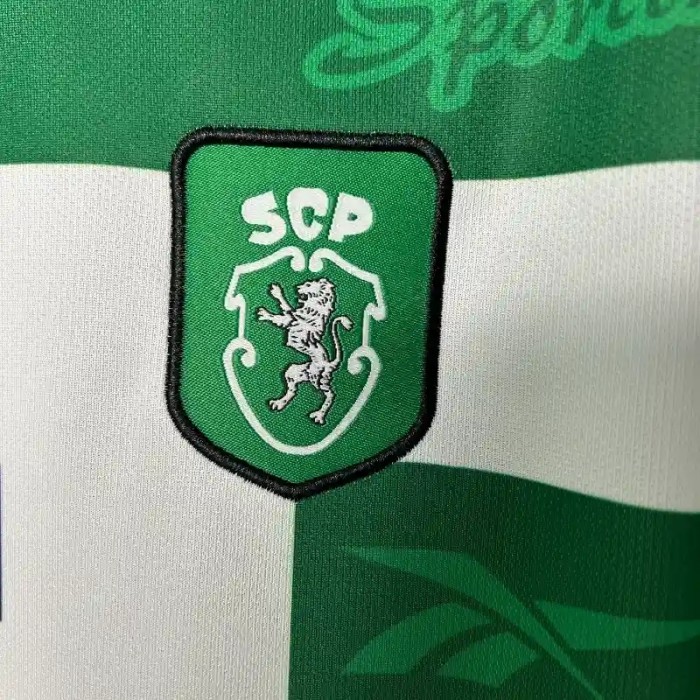 Sporting Lisbon 1999-00 Home Retro Soccer Jersey - Fan Version