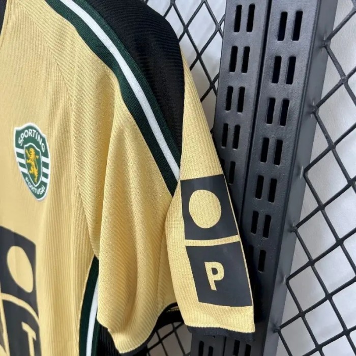 Sporting Lisbon 2003-04 Away Retro Soccer Jersey - Fan Version