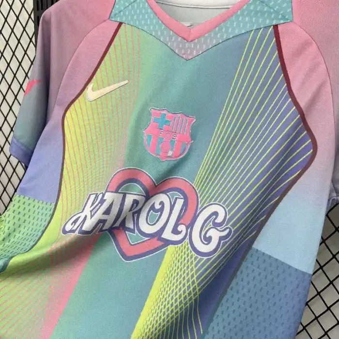 Barcelona 25/26 Karol G  Color Soccer Jersey - Fan Version