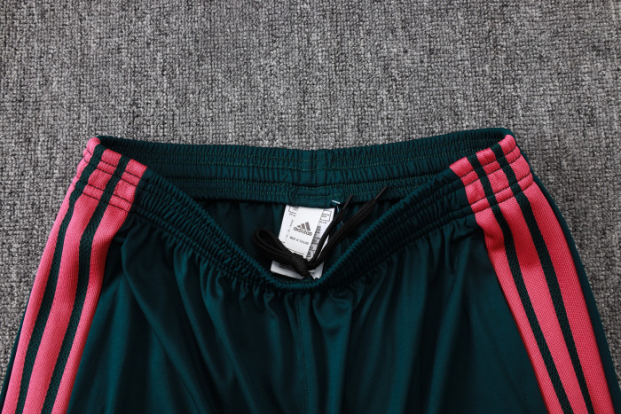 26/27 Real Madrid Dark Green Half Zipper Jacket + Pants