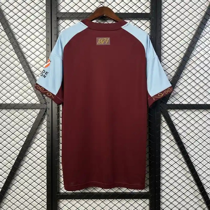 Aston Villa 25/26 Home Soccer Jersey - Fan Version