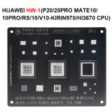 MJ CPU Stencil For Huawei Series BGA Kirin HI CPU WTR WFR dislocation hole