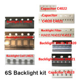 12pcs/lot for iphone 6s backlight ic U4020 + Coil L4020 L4021 +Diode D4020 D4021+Capacitor C4023 C4022 C4021 C4020  +Filter FL4211 FL4212 FL4213