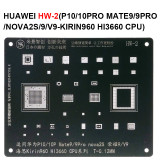 MJ CPU Stencil For Huawei Series BGA Kirin HI CPU WTR WFR dislocation hole