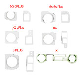 100PCS/lot Proximity Sensor Front Facing Camera Plastic Holder Clip And Cap Holder Lens Clip Ring For iPhone 5S 6/6P 6S/ 6SP 7G 7P Replacement Parts