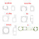 100PCS/lot Proximity Sensor Front Facing Camera Plastic Holder Clip And Cap Holder Lens Clip Ring For iPhone for 5G-14PROMAX Replacement Parts