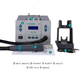 QUICK 861DW free lead hot air gun Soldering station digital intelligent screen 1000W Repair Station for PCB chip repair