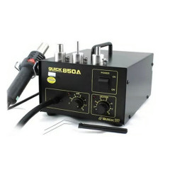 Quick 850A straight wind desoldering station Demolition IC hot air table anti static Hot air gun