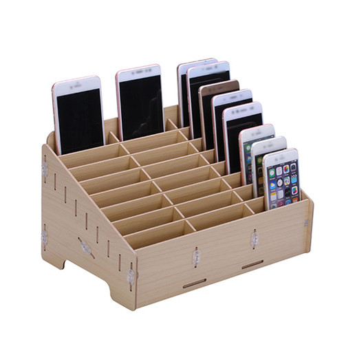Mobile Phone Stand Holder Tray Slots Storage Box Repair Tool