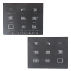 MiJing Square Stencil IPH1 - IPH12-2 stencil for iPhone iPad Nand/CPU/wifi/IC chips