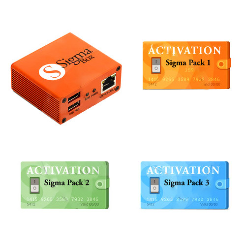 Sigma Box with Cable Set + Sigma Pack 1, 2, 3 Activations