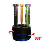 Mini 360 Rotary Screwdriver Storage box for screwdriver tweezers Magnetic storage