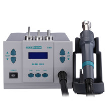 QUICK 861DW free lead hot air gun Soldering station digital intelligent screen 1000W Repair Station for PCB chip repair