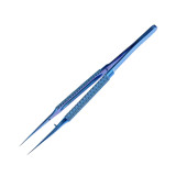 Multifunctional Titanium Alloy 0.15mm Straight & Bent Fly Wire Tweezers for Mainboard Repair with Microscope