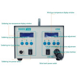 QUICK712 2 in 1 free ESD 1000W hot air station + Iron station for mobile phone base plate welding and desoldering tool