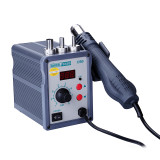Quick 858D LED Digital ESD Adjustable lead-free hot air station hot air gun with helical wind 700W air soldering station