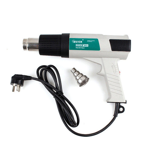 QUICK 885 Thermostat Hot Air Gun Three-block Air Flow Adjustable 2100W SMD Rework Station