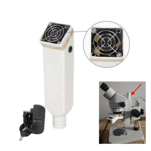 Microscope smoking instrument soldering iron welding smoke exhaust fan
