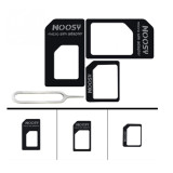 4 in 1 NANO SIM Adapter With Card Pin needle NANO SIM Card Transformation For iPhone 5/5S/5C