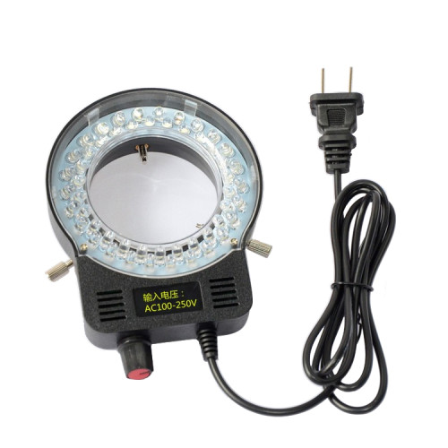 Microscope lamp Lens LED Light Source Light Beads Adjustable Brightness Ring Light Illuminator