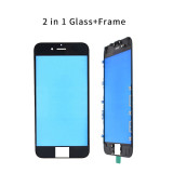 2 In 1 Cold Pressed Glass+Frame For iPhone 5G 5S 5C 6G 6S 6Plus 7G 7Plus 8G 8Plus