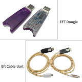 2018 Newest 100% Original EASY FIRMWARE TEMA / EFT DONGLE + EFT Cable UART 2 in 1 Free Shipping