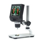 600X digital microscope electronic video microscope 4.3 inch HD LCD soldering microscope phone repair Magnifier + metal stand
