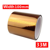 Heat Resistant Polyimide Tape High Temperature Adhesive Insulation Tape Length 3M