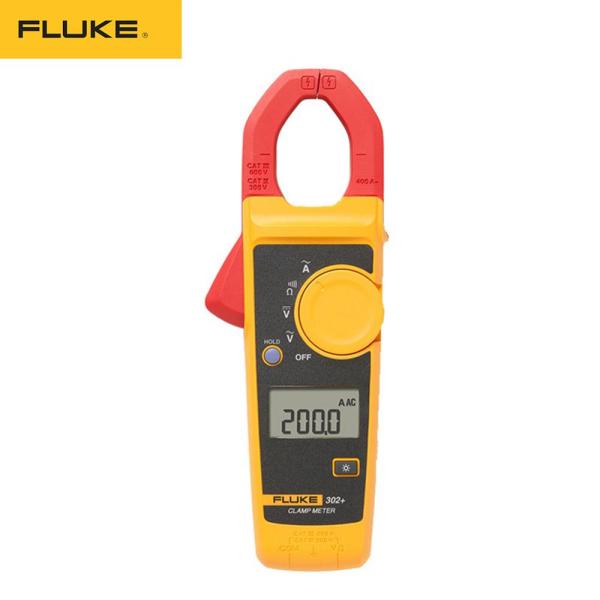 Fluke 302+ Digital Current Clamp Meter pliers ammeter Resistance Tester AC amperimetric clamp multimeter ampere 2 orders